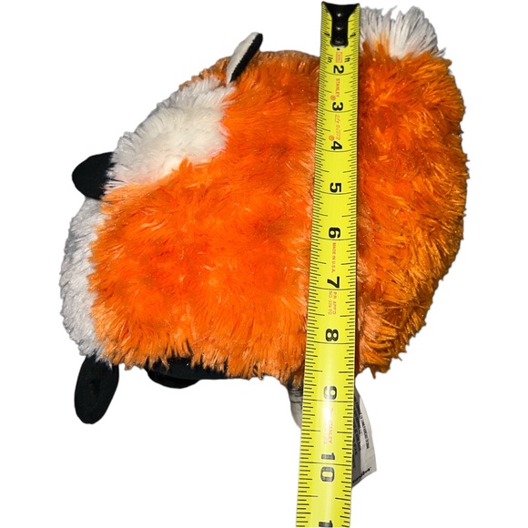 TOYS R US FOX PLUSH FOX 10" STUFFED ANIMAL GLITTER EYES PLUMP 2015 - Picture 8 of 9
